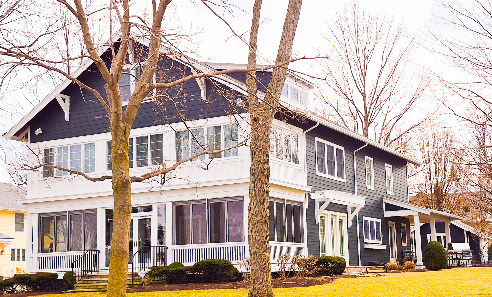 Front elevation after painting